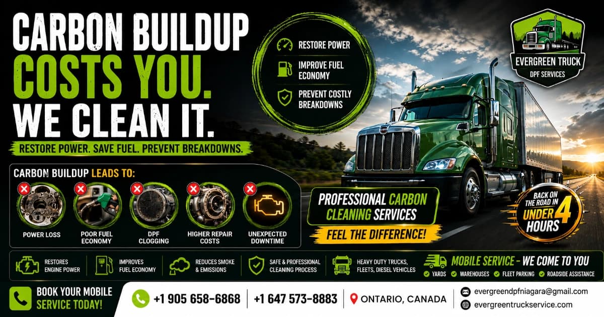 Carbon Buildup in Diesel Trucks: Hidden Fuel Costs & How Hydrogen Cleaning Restores Performance