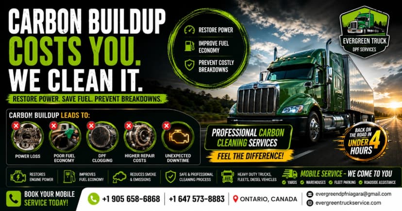 Carbon Buildup in Diesel Trucks: Hidden Fuel Costs & How Hydrogen Cleaning Restores Performance