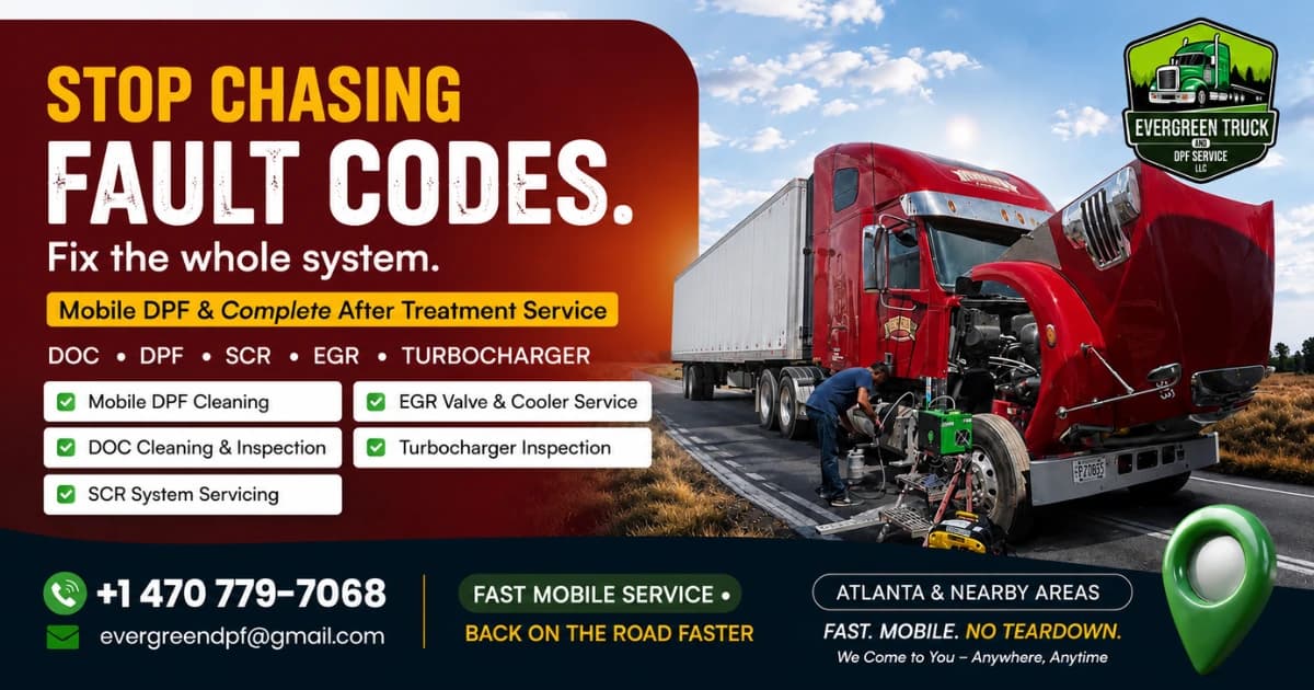 Professional DPF, DOC, SCR & EGR System Inspection